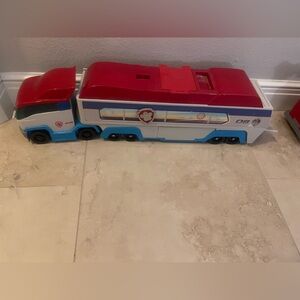 Paw Patrol Red and Blue Toy Train